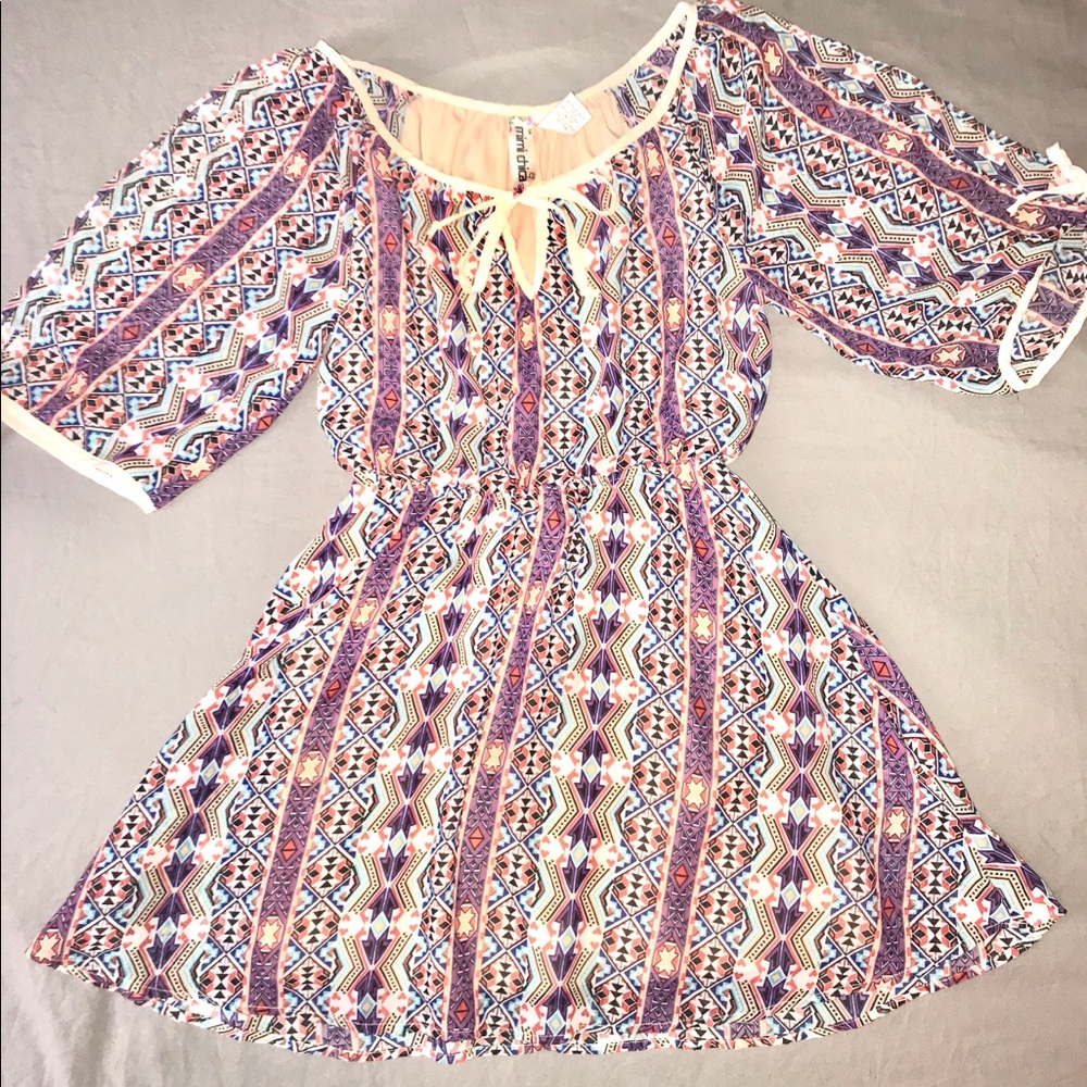 EUC Mimi Chica Tribal Boho Chic Clinch Waist SizeS